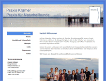 Tablet Screenshot of praxis-kraemer-reichenau.de